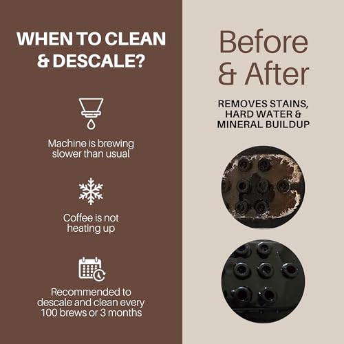 Combo Clean- Descaler and Cleaner- 6 Month Supply (4 packs)