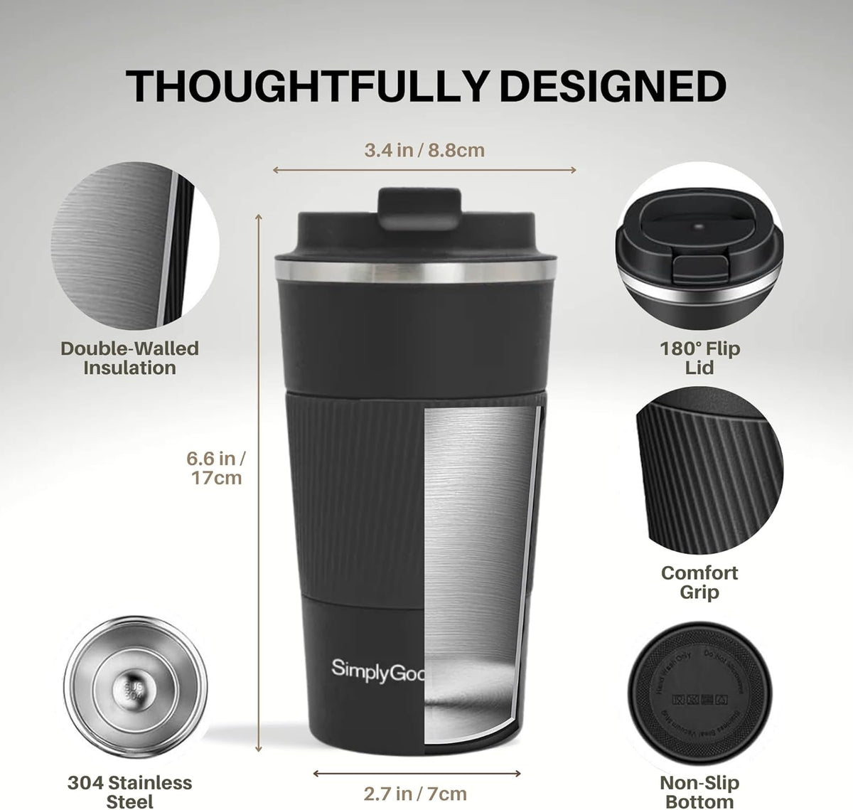 The Thermal Mug, Black