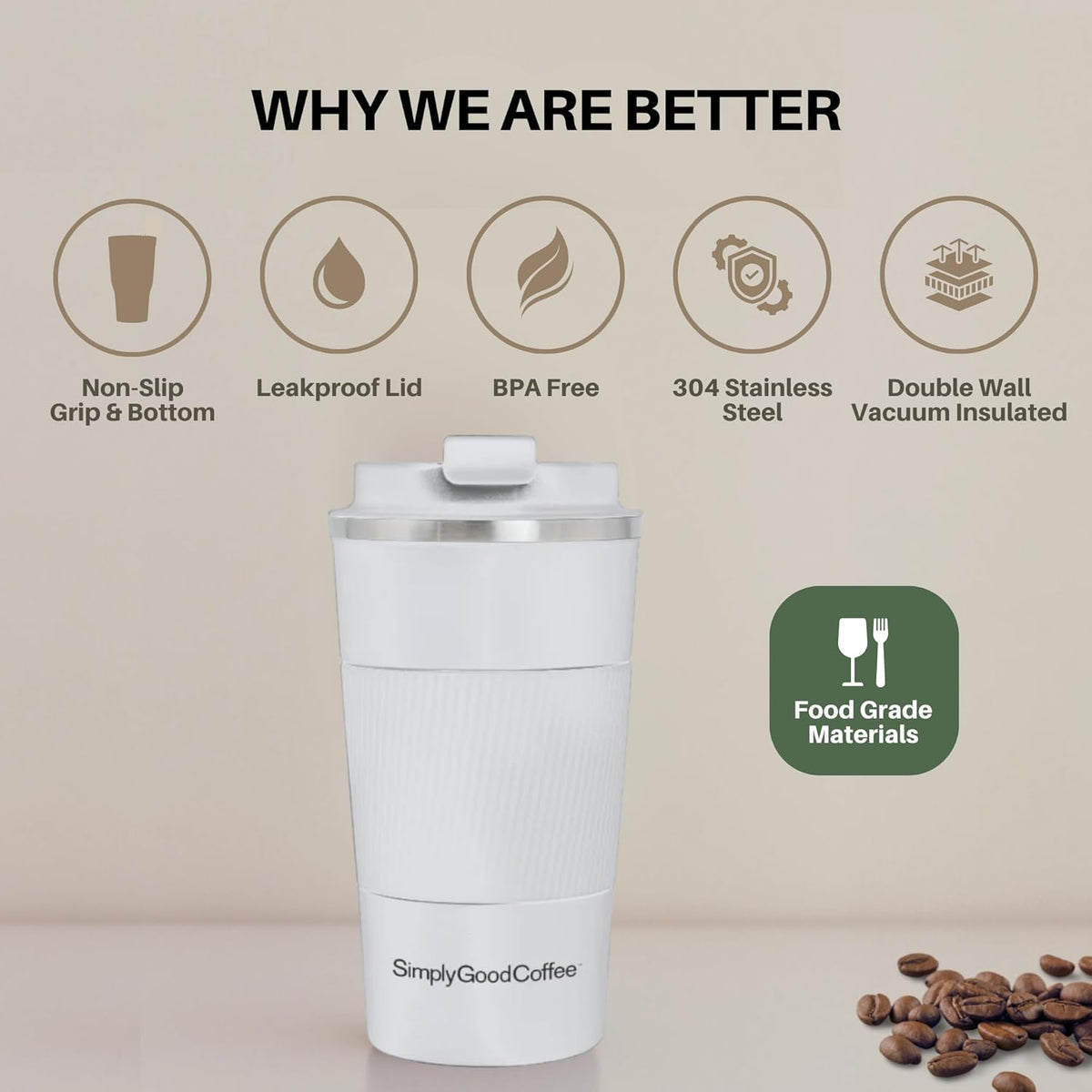 The Thermal Mug, White